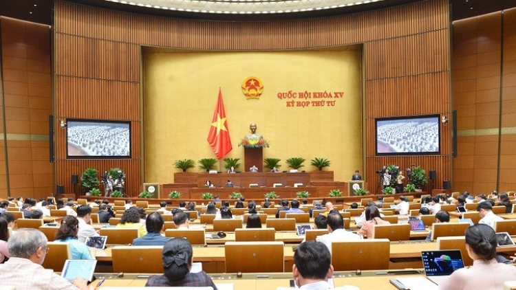 Quốc hội lêy prá xay cớ đăh apêê Dự án luật