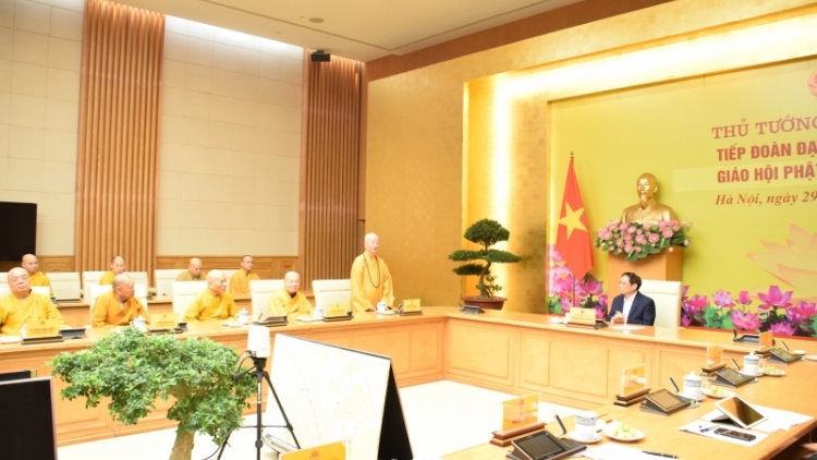 Thủ tướng chính phủ Phạm Minh Chính wơt mpôl Giáo hội Phật giáo Việt Nam 