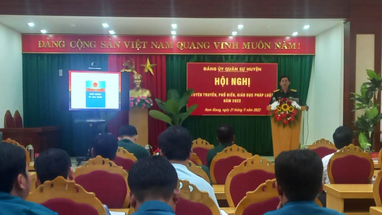 Nam Giang: Hội nghị xay truih xa nay p’too pa choom pháp luật c’moo 2022