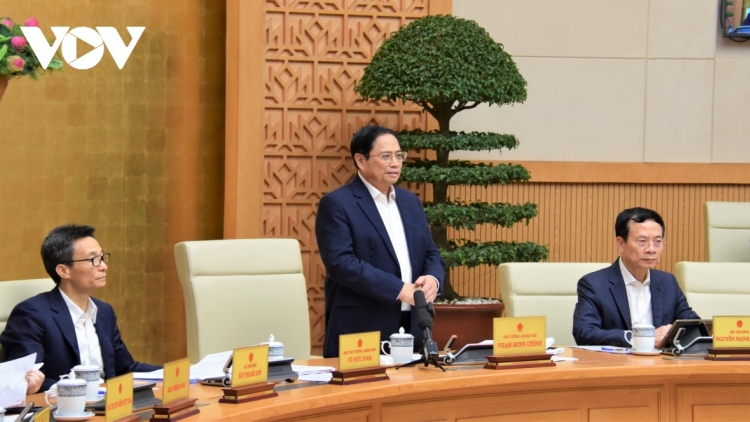 Thủ tướng k’đhơợng bhrợ Hội nghị trực tuyến prang k’tiếc k’ruung đắh prá xay chính sách