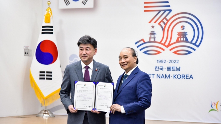 Kruanh dak Nguyễn Xuân Phúc khâl n'gor Gyeonggi, Hàn Quốc