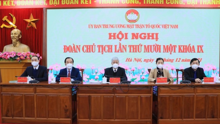 Hội nghị Đoàn Chủ tịch Uỷ ban Trung ương MTTQVN g’luh 15, khoá 9