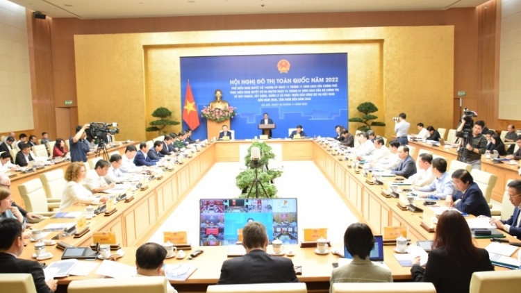 Thủ tướng Phạm Minh Chính pơgơ̆r Hop akŏm Tơring kơdrâ̆m jâ̆p teh đak 2022