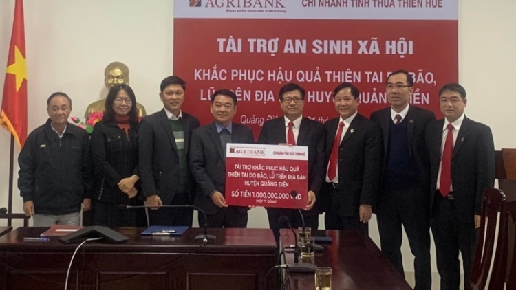 Agribank pa đơp đoọng 1 tỷ đồng zooi đhanuôr coh zr’lụ tuh bhlong tỉnh Thừa Thiên Huế 
