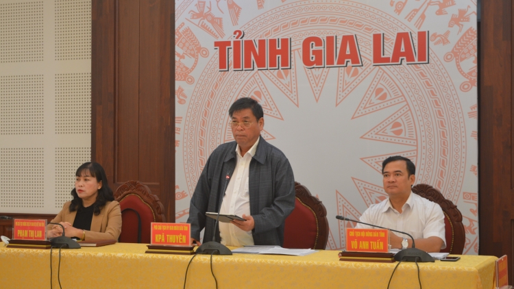 UBND n'gor Gia Lai tâm dâl nău đah ƀon lan kan lŏ mir