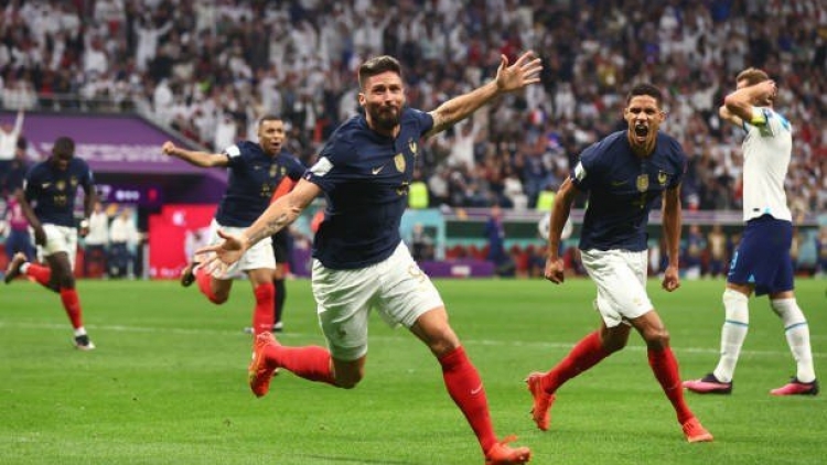 Đội tuyển Pháp k’rang lalăm đá chung kết World Cup 2022