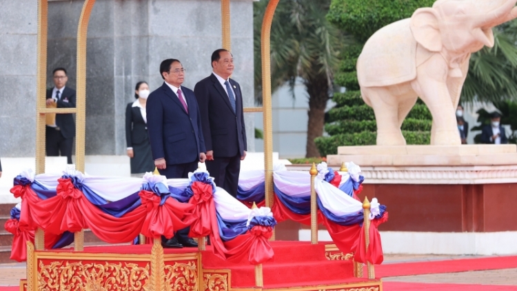 Pôa Phạm Minh Chính, Ngế pro xiâm hnê ngăn tơnêi têa lăm pôu kong têa Lếo