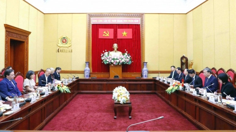 Bô̆ trương Tô Lâm sơng pơma dơnuh hăm Bơngai chĕp kơ̆l Hơnih bơ̆ jang vei lăng Mơdro sa Hoa Kỳ