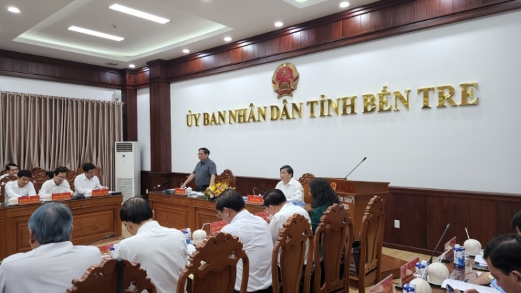 Khua knŭk kna Phạm Minh Chính gĭt gai mmông mă bruă hŏng khua gĭt gai kmeh gơ̆ng čar Bến Tre 