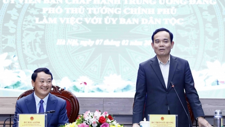 Phó Thủ tướng Trần Lưu Quang bhrợ bhiệc lâng Uỷ ban Acoon coh