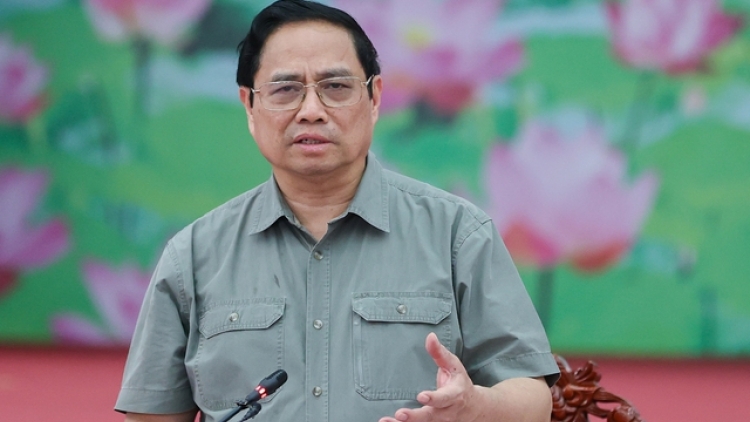 Thủ tướng Cíñ phủ ồng Phạm Minh Chính geh cri bơyai mờ ơruh pơnu tàm nhai pe tus