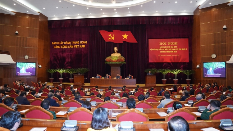 Nuĭh leo kan Đảng, ngih dak tâm mâp mpôl đại biểu kan blău, nuĭh kan khoa học, văn nghệ sĩ năm mhe Quý Mão- 2023.