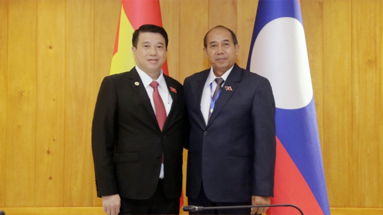 Hội đồng Dân tộc Quốc hội Việt Nam lâng Ủy  ba Dân tộc Quốc hội Lào t’bhlầng pa zưm bhrợ têng đh’rưah