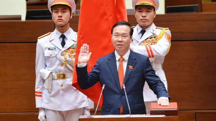 T’cooh Võ Văn Thưởng bơơn Quốc hội bầu k’đhơợng bhrợ Chủ tịch nước