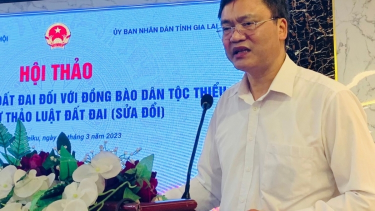 Hội đồng acoon cóh bhrợ Hội thảo chrooi đoọng boọp p’rá chính sách k’tiếc k’bunh lâng zr’lụ acoon cóh ooy dự thảo Luật k’tiếc k’bunh