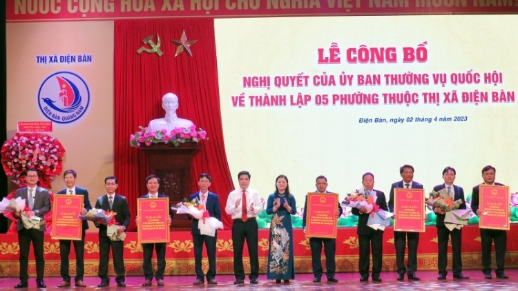 Bhrợ t’vaih 5 phường âng thị xã Điện Bàn (tỉnh Quảng Nam): T’hước tước năc đô thị loại 3 lalăm c’moo 2030