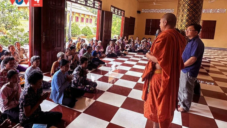 SA ONG BHIK URANG KHMER DAOK DI TRÀ VINH ABIH HATAI KA AGAMA, KA BOL BHAP RAHRA