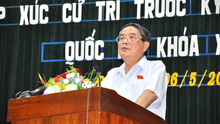 Phó Chủ tịch Quốc hội Nguyễn Đức Hải lum prá lâng đha nuôr chr’hoong Hiệp Đức tỉnh Quảng Nam