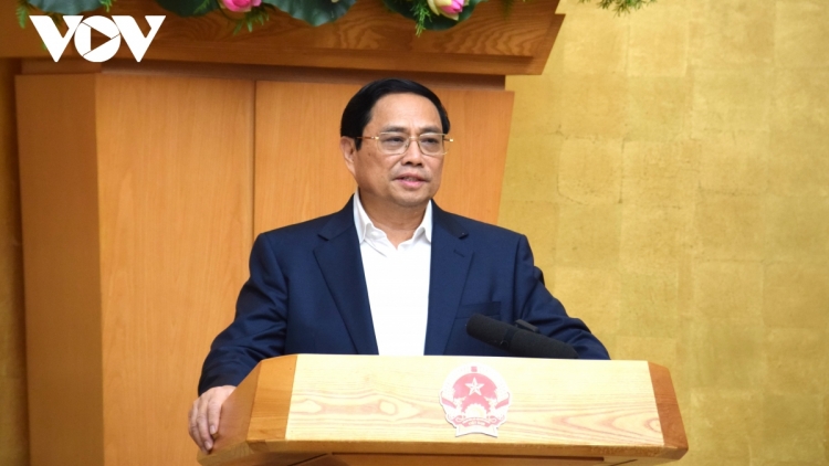 Thủ tướng Chính phủ Phạm Minh Chính k’đhơợng xay pr’họp Chính phủ c’xêê 4 lâng 4 c’xêê tr’nơớp c’moo 2023
