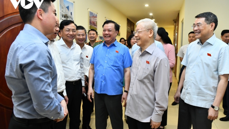 Tổng Bí thư Nguyễn Phú Trọng lưm prá lâng đhanuôr zâp quận Đống Đa, Ba Đình, Hai Bà Trưng, Hà Nội