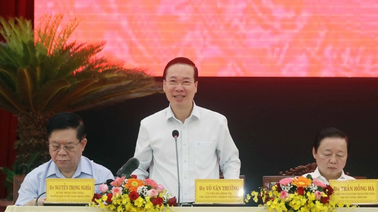 Củ tịc lơgar ồng Võ Văn Thưởng lơh broă mờ Tỉñ ủy Ninh Thuận