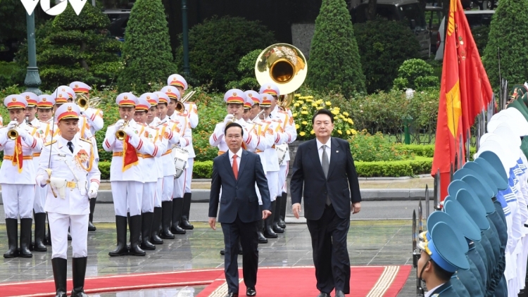 Pôa Võ Văn Thưởng, Kăn xiâm hnê ngăn tơnêi têa pơkuâ leh tơdah kân krip kơ Kăn xiâm pơkuâ kong têa Hàn Quốc 