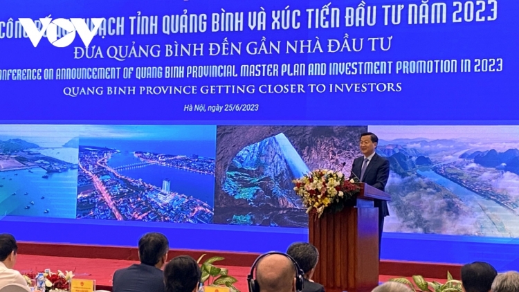 Phó Thủ tướng Lê Minh Khái pâh hội nghị k’rong bhrợ pa dưr tỉnh Quảng Bình 2023