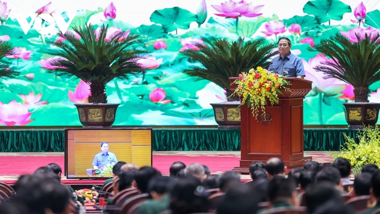 Thủ tướng Phạm Minh Chính: Oó cắh p’ghít pa liêm, căh rơơt – căh bhr’nêy, căh loon bhrợ pa liêm zâp chiến thuật lâng đợ bh'rợ đắh quân sự, quốc phòng