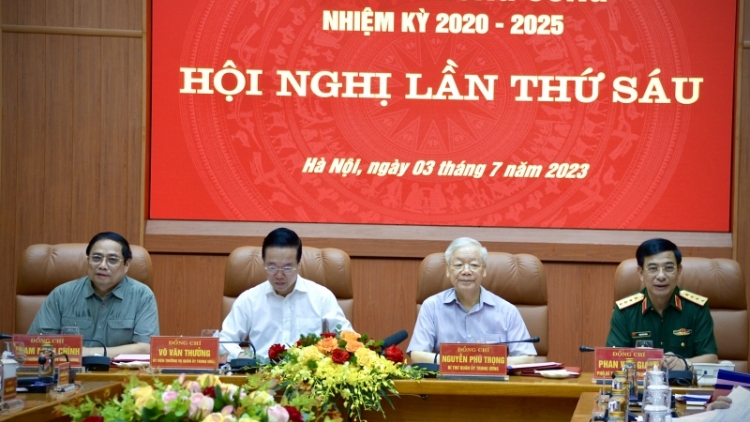 Khua gĭt gai Đảng Nguyễn Phú Trọng kiă kriê klei bi kƀĭn anôk bruă Đảng kahan gưl dlông 