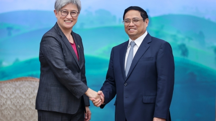 Thủ tướng Chính phủ Phạm Minh Chính wơt Bộ trưởng Ngoại giaoAustralia
