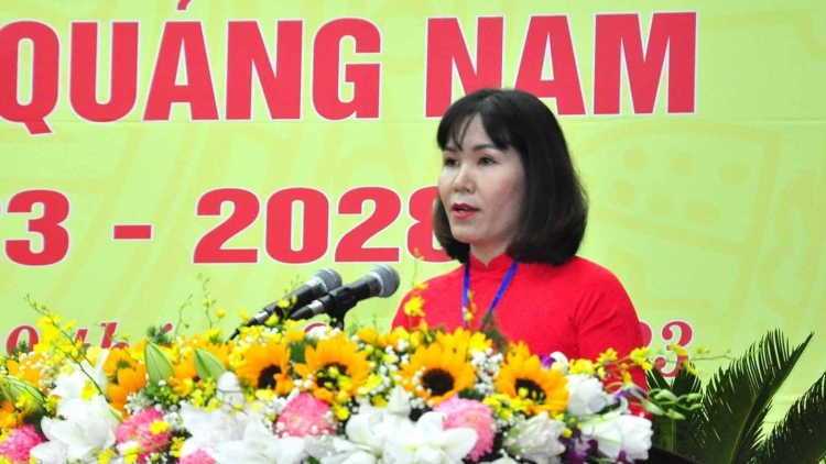 Pơ căn Lê Thị Minh Tâm bhrợ cớ Chủ tịch Hội Nông dân tỉnh Quảng Nam