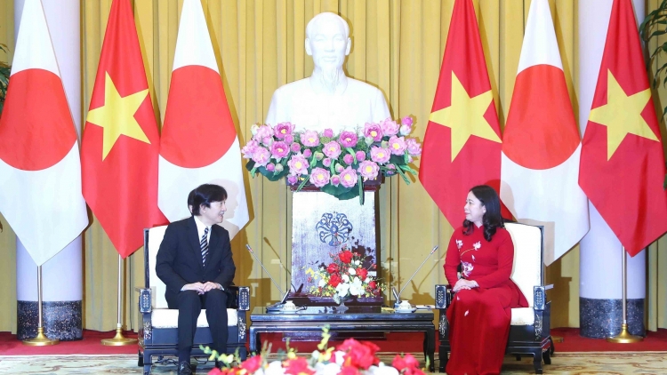 Groi Kruanh dak Võ Thị Ánh Xuân rgum nchră đah Hoàng Thái Tử n’hanh Công Nương Nhật Bản  