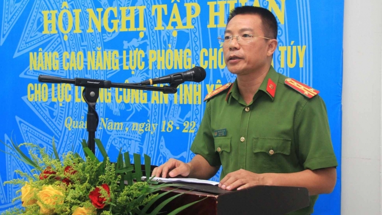 Quảng Nam: Pa dưr dal c’rơ cha groong ma túy đoọng ha Công an tỉnh Sê Kông (Lào)