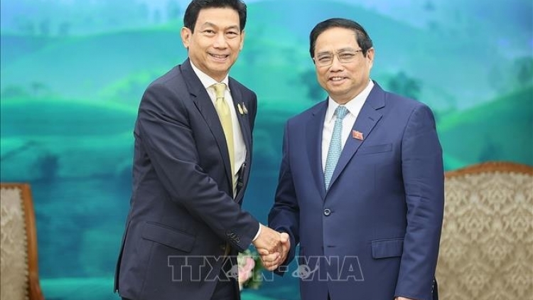 Thủ tướng Chính phủ Phạm Minh Chính vơt Groi Thủ tướng, Kruanh n’gâng kan nchră nau Thái Lan
