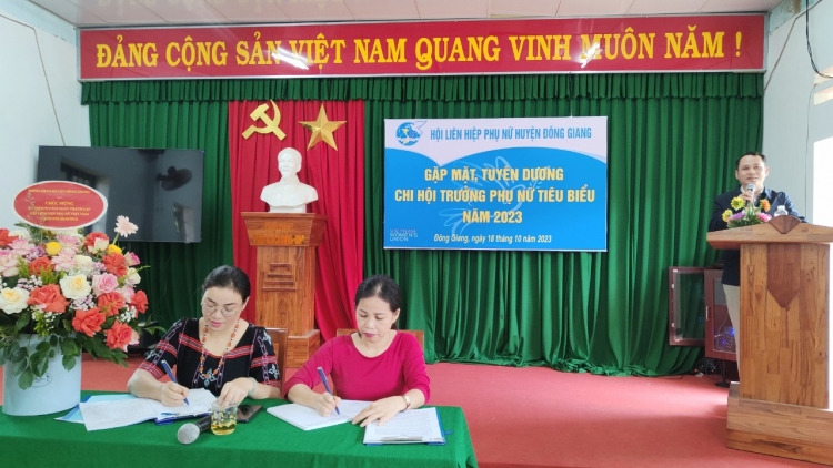 Đông Giang (Quảng Nam): Hơnh déh Chi hội Trưởng pân đil chr’nắp liêm c’moo 2023