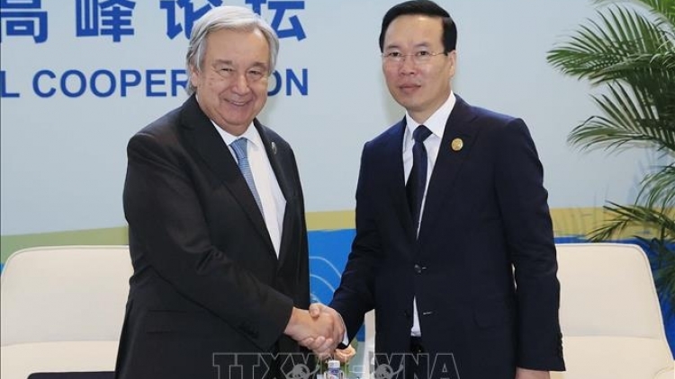 Kruanh dak Võ Văn Thưởng vơt Tổng thư ký Liên hợp quốc