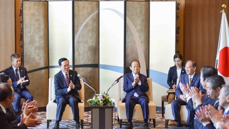 Khua lăn čar Võ Văn Thưởng bi tuôm Khua kiă kriê Êpul nghị sĩ bi mjĕ mjuk Japon – Việt Nam.