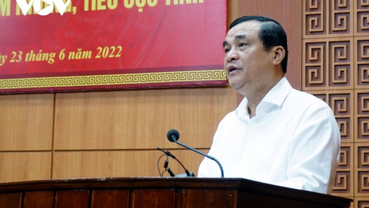 K’đươi moon Bộ Chính trị lêy cha mêết toom Bí thư Quảng Nam Phan Việt Cường