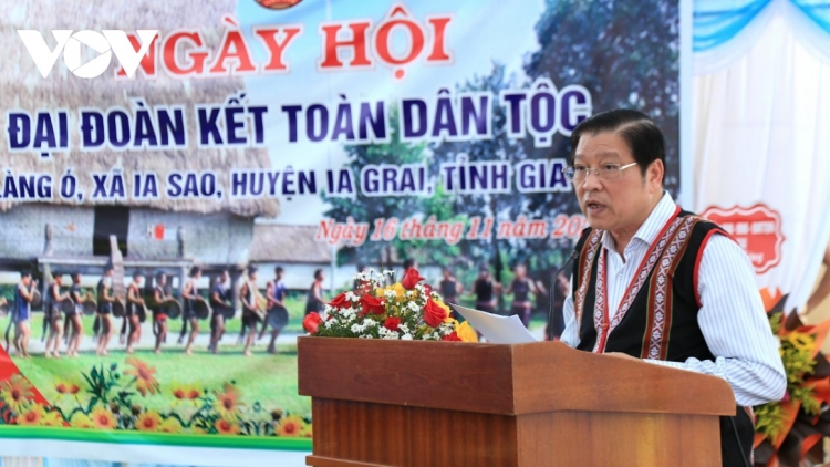 T’cooh Phan Đình Trạc pâh t’ngay bhiệc bhan Đại đoàn kết lâng đhanuôr Jrai