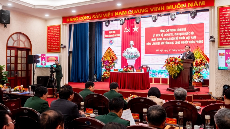 Kruanh Quốc hội Vương Đình Huệ khâl ndrel pah kan đah Tổng cục Công nghiệp neh dak