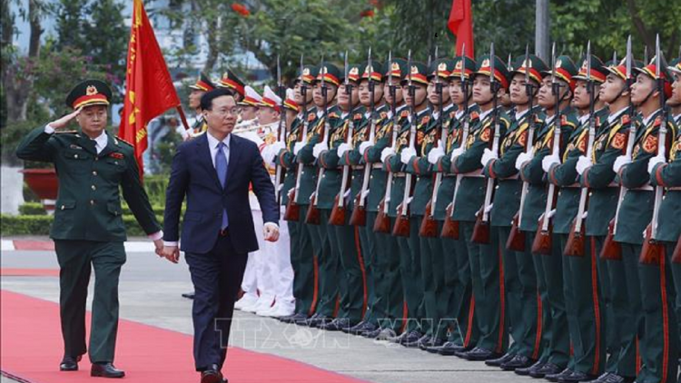 Khua mir sir Võ Văn Thưởng nao mă bruă hăng Lữ đoàn K3, tơhan sŭ hluă mrô II-Ding jum ling tơhan