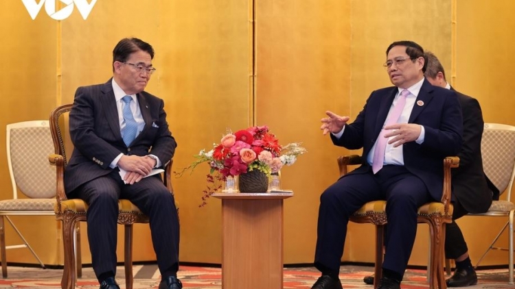 Thủ tướng Phạm Minh Chính vơt du đê̆ thống đốc bâh Nhật Bản