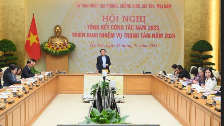 Kơ-iăng Khua dêh čar Trần Lưu Quang klah čun bruă mă thun 2023 mơ̆ng Jơnum min pơgang pơgăn AIDS, hŏt jrao, đi čơ 