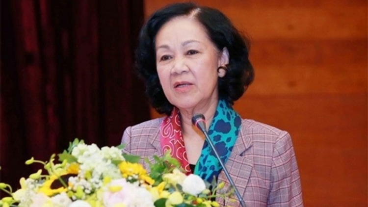 Khua êpul mkŏ mjing gưl dlông Trương Thị Mai gĭt gai mmông kƀĭn hŏng dŭm Êpul bruă Đảng, anôk bruă êpul êya gưl dlông 