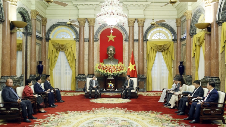 Khua lăn čar Võ Văn Thưởng drông K’iăng Khua knŭk kna Campuchia Neth Savoeun