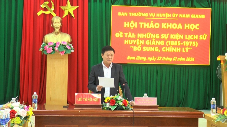 Nam Giang (Quảng Nam) bhrợ g’lúh prá xay khoa học lâng bh’rợ xa nay lịch sử chr’hoong Giằng