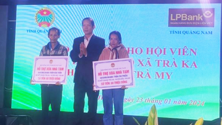 Hội Nông dân tỉnh Quảng Nam zooi đọong 120 ưc đồng t’bil đong b’bơơ ha ruôi đhị chr’hoong Bắc Trà My