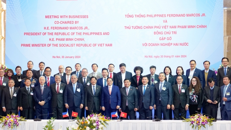           Thủ tướng Phạm Minh Chính n’hanh Tổng thống Philippines tâm mâp ăp doanh nghiệp ntoh lư 2 dak.
