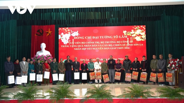 Đại tướng Tô Lâm nao čuă, hơêč hmưi tết ti čar Sơn La 