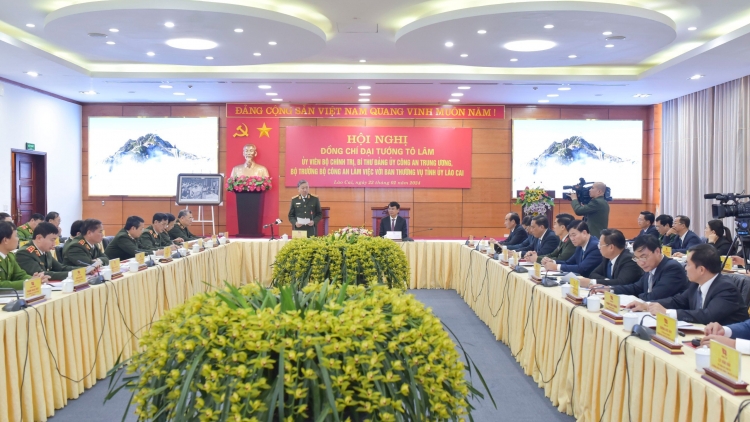 Bộ trưởng Tô Lâm: Lào Cai ân rgum mât đăp  mpăn rnă njrăng tâm dâng, uănh khlay njrăng n’gang